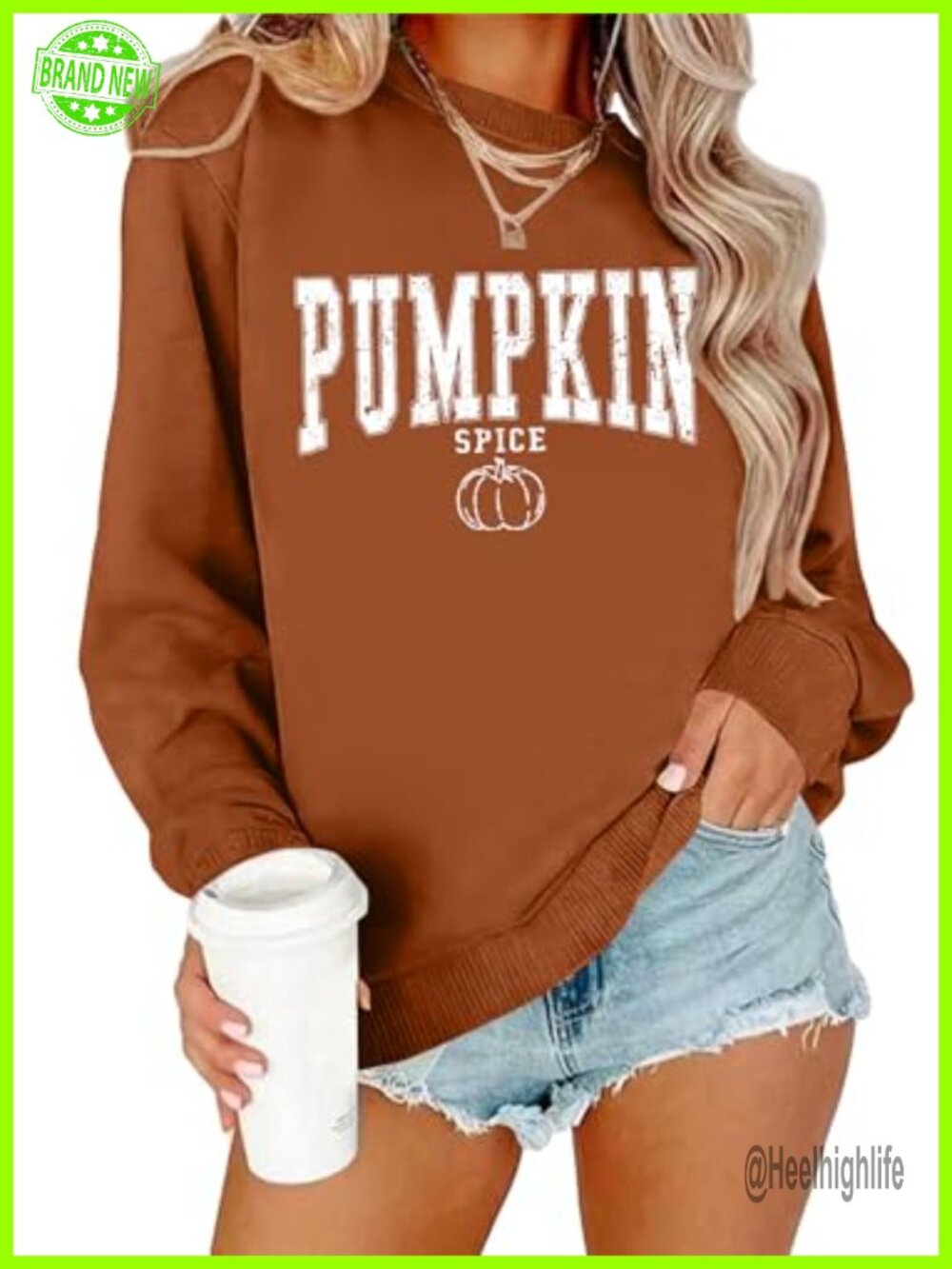 Pumpkin Graphic Sweatshirt Crew Neck Long Sleeve Pullover Fall Thanksgiving